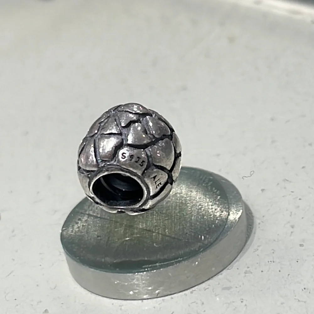 790174 Retired Pandora Lots of Love Heart Charm Bead S925 Sterling Silver - Picture 2 of 3